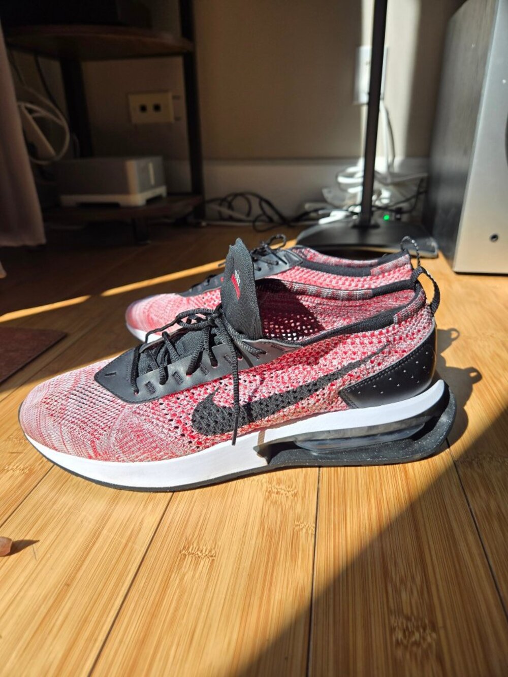 Nike Air Max Flyknit Racer University Red Mens Size 12
